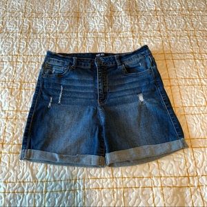 Wax Jean Shorts